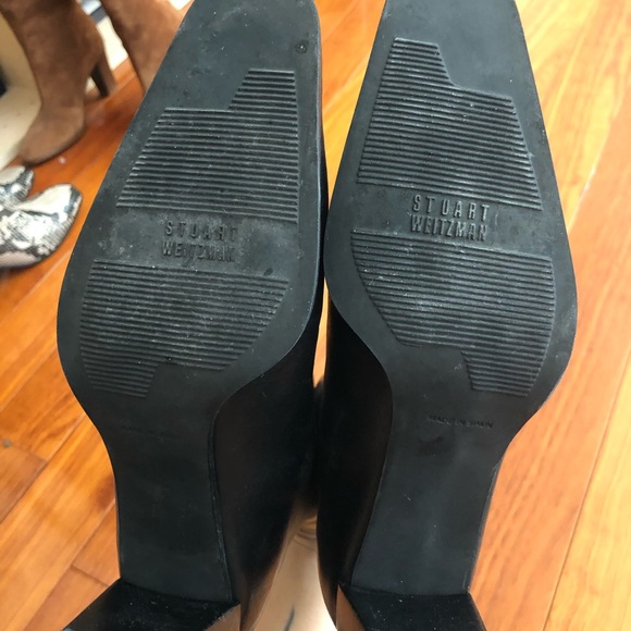 Stuart Weitzman Square Toed Classic Boot - Picture 3 of 5